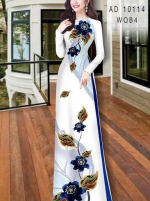 1599794928 334 Vai ao dai hoa in 3D kieu moi AD 10114