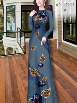 1599794928 381 Vai ao dai hoa in 3D kieu moi AD 10114