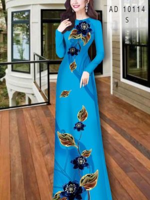 1599794928 863 Vai ao dai hoa in 3D kieu moi AD 10114