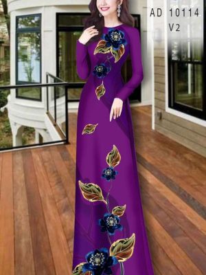 1599794929 563 Vai ao dai hoa in 3D kieu moi AD 10114
