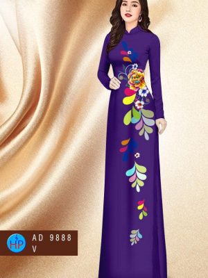 Vải áo dài hoa in 3D kiểu mới AD 9888 23 1599885294 160 Vai ao dai hoa in 3D kieu moi AD 9888