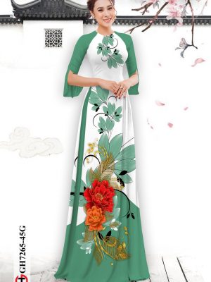 Vải áo dài hoa in 3D kiểu mới AD GH7265 28 1599886846 228 Vai ao dai hoa in 3D kieu moi AD GH7265