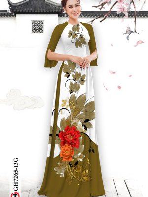 Vải áo dài hoa in 3D kiểu mới AD GH7265 25 1599886846 614 Vai ao dai hoa in 3D kieu moi AD GH7265