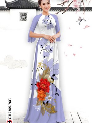 Vải áo dài hoa in 3D kiểu mới AD GH7265 26 1599886846 804 Vai ao dai hoa in 3D kieu moi AD GH7265