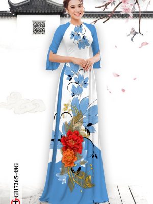 Vải áo dài hoa in 3D kiểu mới AD GH7265 29 1599886847 382 Vai ao dai hoa in 3D kieu moi AD GH7265