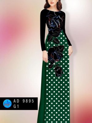 Vải áo dài hoa hồng và chấm bi mới ra AD 9895 39 1600051864 907 Vai ao dai hoa hong va cham bi moi ra
