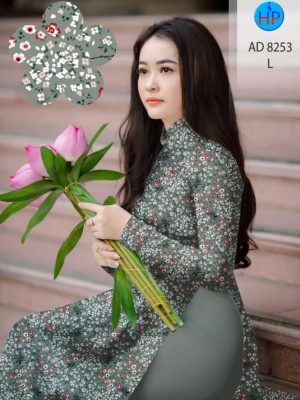 Vải áo dài hoa nhí thiết kế 2020 AD 8253 28 1600055140 735 Vai ao dai hoa nhi thiet ke 2020 AD 8253