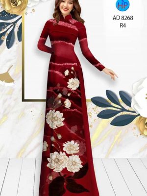 Vải áo dài hoa văn kiểu mới AD 8268 30 1600055391 170 Vai ao dai hoa van kieu moi AD 8268