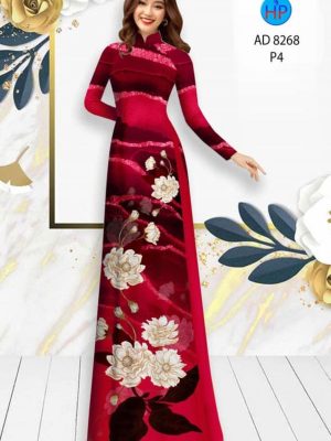 Vải áo dài hoa văn kiểu mới AD 8268 33 1600055392 230 Vai ao dai hoa van kieu moi AD 8268