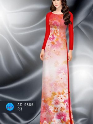 1600142192 342 Vai ao dai hoa in 3D thiet ke 2020 AD