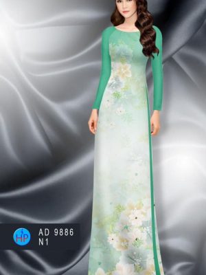 1600142192 391 Vai ao dai hoa in 3D thiet ke 2020 AD
