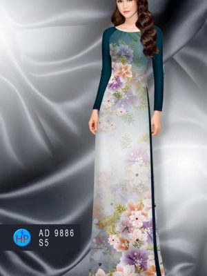 1600142192 781 Vai ao dai hoa in 3D thiet ke 2020 AD