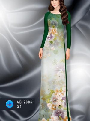 1600142193 404 Vai ao dai hoa in 3D thiet ke 2020 AD