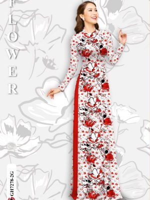 Vải áo dài hoa in 3D mới ra AD GH7278 21 1600226880 350 Vai ao dai hoa in 3D moi ra AD GH7278
