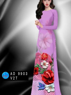 Vải áo dài hoa hồng kiểu mới AD 9903 21 1600319109 502 Vai ao dai hoa hong kieu moi AD 9903