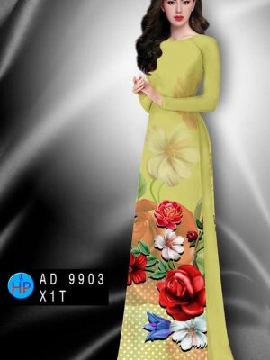 Vải áo dài hoa hồng kiểu mới AD 9903 22 1600319109 831 Vai ao dai hoa hong kieu moi AD 9903