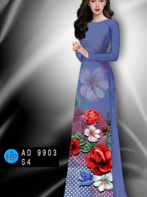 Vải áo dài hoa hồng kiểu mới AD 9903 24 1600319109 996 Vai ao dai hoa hong kieu moi AD 9903