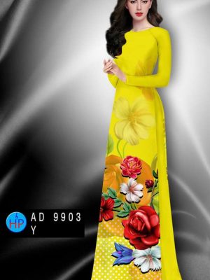 Vải áo dài hoa hồng kiểu mới AD 9903 32 1600319110 623 Vai ao dai hoa hong kieu moi AD 9903