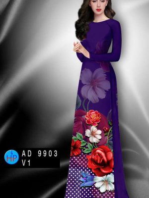 Vải áo dài hoa hồng kiểu mới AD 9903 28 1600319110 811 Vai ao dai hoa hong kieu moi AD 9903