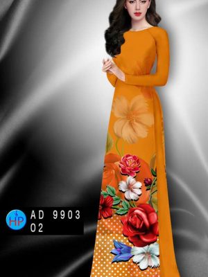 Vải áo dài hoa hồng kiểu mới AD 9903 27 1600319110 825 Vai ao dai hoa hong kieu moi AD 9903