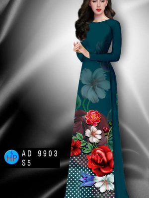 Vải áo dài hoa hồng kiểu mới AD 9903 35 1600319111 278 Vai ao dai hoa hong kieu moi AD 9903