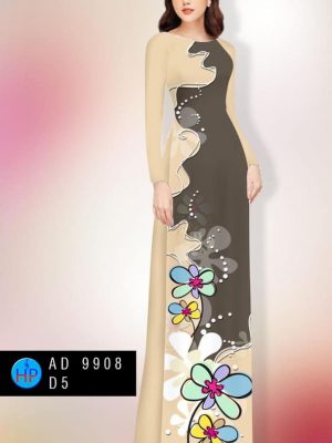 Vải áo dài hoa in 3D kiểu mới AD 9908 24 1600319322 256 Vai ao dai hoa in 3D kieu moi AD 9908