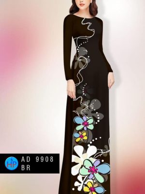 Vải áo dài hoa in 3D kiểu mới AD 9908 26 1600319322 60 Vai ao dai hoa in 3D kieu moi AD 9908