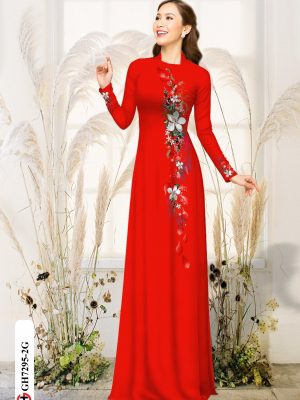 1600403465 87 Vai ao dai hoa in 3D thiet ke 2020 AD