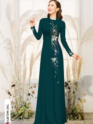 1600403467 141 Vai ao dai hoa in 3D thiet ke 2020 AD