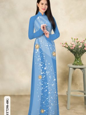 Vải áo dài hoa in 3D mới ra AD HT7298 21 1600404326 440 Vai ao dai hoa in 3D moi ra AD HT7298
