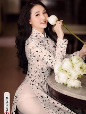 Vải áo dài hoa đều kiểu mới AD GH7302 26 1600670454 106 Vai ao dai hoa deu kieu moi AD GH7302