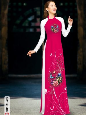 Vải áo dài hoa in 3D kiểu mới AD GH5121 18 1600673470 101 Vai ao dai hoa in 3D kieu moi AD GH5121