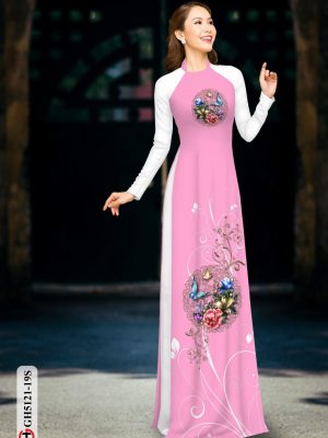 Vải áo dài hoa in 3D kiểu mới AD GH5121 20 1600673470 331 Vai ao dai hoa in 3D kieu moi AD GH5121