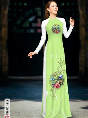 Vải áo dài hoa in 3D kiểu mới AD GH5121 22 1600673471 460 Vai ao dai hoa in 3D kieu moi AD GH5121