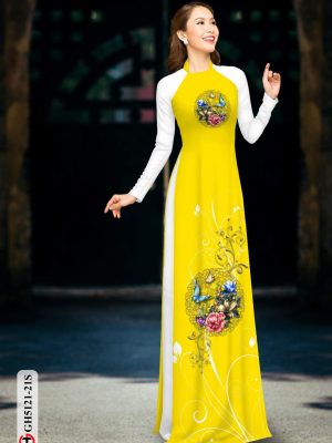 Vải áo dài hoa in 3D kiểu mới AD GH5121 21 1600673471 766 Vai ao dai hoa in 3D kieu moi AD GH5121
