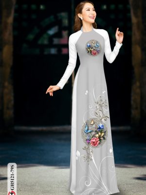 Vải áo dài hoa in 3D kiểu mới AD GH5121 26 1600673472 838 Vai ao dai hoa in 3D kieu moi AD GH5121