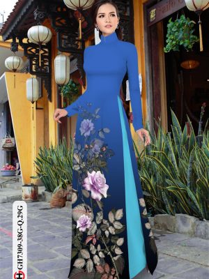 Vải áo dài hoa hồng mới ra AD GH7309 23 1600762408 268 Vai ao dai hoa hong moi ra AD GH7309