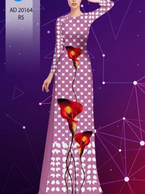 Vải áo dài hoa in 3D kiểu mới AD 20164 25 1600763688 35 Vai ao dai hoa in 3D kieu moi AD 20164