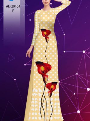 Vải áo dài hoa in 3D kiểu mới AD 20164 30 1600763689 365 Vai ao dai hoa in 3D kieu moi AD 20164