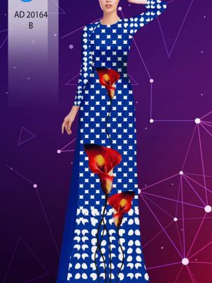 Vải áo dài hoa in 3D kiểu mới AD 20164 31 1600763689 437 Vai ao dai hoa in 3D kieu moi AD 20164