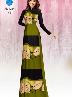 Vải áo dài hình lá thiết kế 2020 AD 8284 20 1600847393 232 Vai ao dai hinh la thiet ke 2020 AD 8284