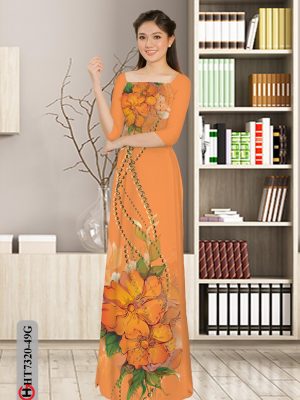 Vải áo dài hoa in 3D thiết kế 2020 AD HT7320 22 1600848994 72 Vai ao dai hoa in 3D thiet ke 2020 AD