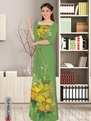 Vải áo dài hoa in 3D thiết kế 2020 AD HT7320 26 1600848995 869 Vai ao dai hoa in 3D thiet ke 2020 AD