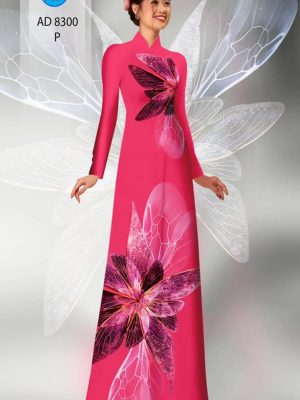 1600929604 62 Vai ao dai hoa in 3D kieu moi AD 8300