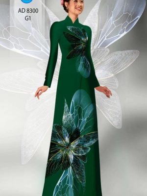 1600929604 929 Vai ao dai hoa in 3D kieu moi AD 8300