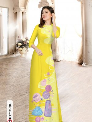 Vải áo dài hoa in 3D thiết kế 2020 AD HT7328 27 1600929857 39 Vai ao dai hoa in 3D thiet ke 2020 AD