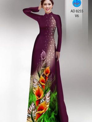 Vải áo dài hoa ly thiết kế 2020 AD 8255 30 1600931810 318 Vai ao dai hoa ly thiet ke 2020 AD 8255