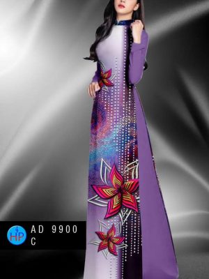 Vải áo dài hoa in 3D kiểu mới AD 9900 26 1600931962 790 Vai ao dai hoa in 3D kieu moi AD 9900