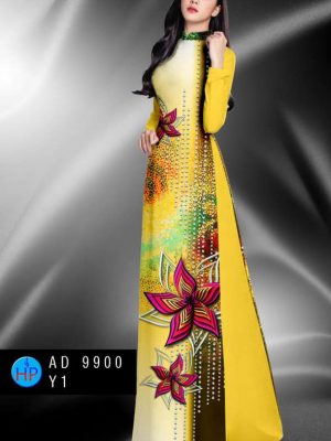 Vải áo dài hoa in 3D kiểu mới AD 9900 25 1600931962 832 Vai ao dai hoa in 3D kieu moi AD 9900