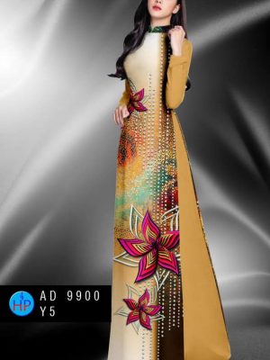 Vải áo dài hoa in 3D kiểu mới AD 9900 22 1600931962 928 Vai ao dai hoa in 3D kieu moi AD 9900